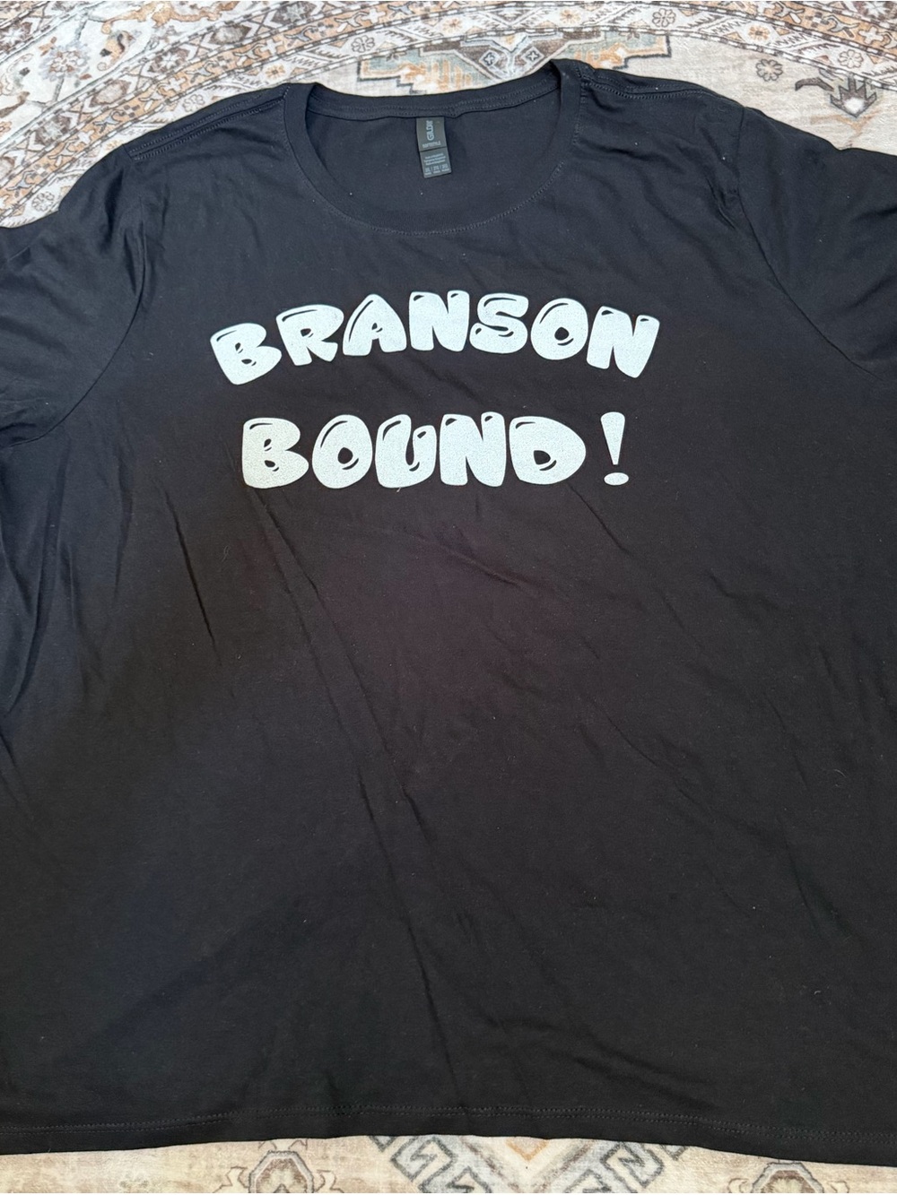 Branson Bound! Black Graphic Men's Shirt 2XL/2TG/2EG